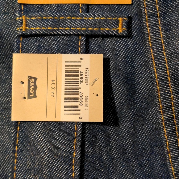 Levi's 501 Original Jeans 44X34 (C:Dark Stonewash) (no stretch) - Picture 6 of 8
